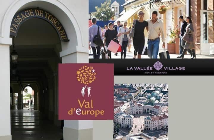 Appartement Spacieux Disneyland - La Vallee Village - 6 Personnes - 60M2 Saint-Germain-sur-Morin Zewnętrze zdjęcie